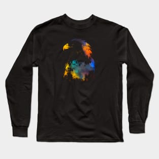 Colorful Eagle's Head #3 Long Sleeve T-Shirt